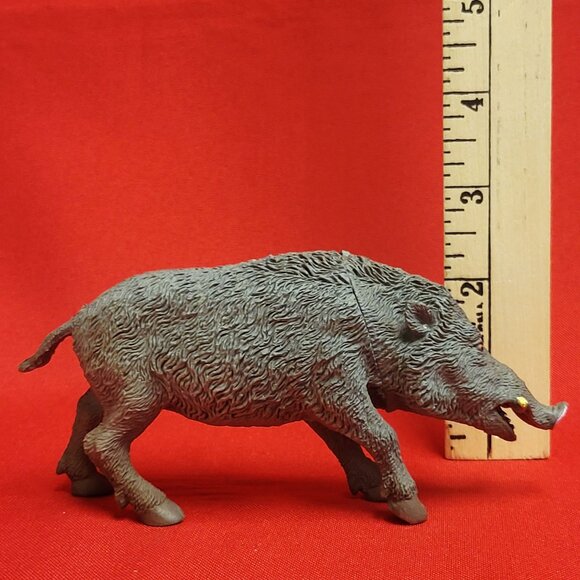 Wild Boar Warthog Toy Figurine Wild Pig Feral Hog Animal Toy - Picture 8 of 12
